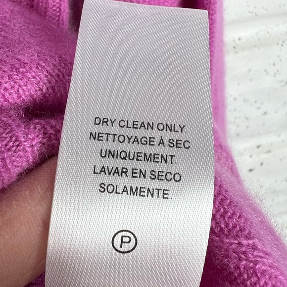 SPLENDID Collection Pink Cashmere Long Sleeve Crewneck Medium - Picture 4 of 9